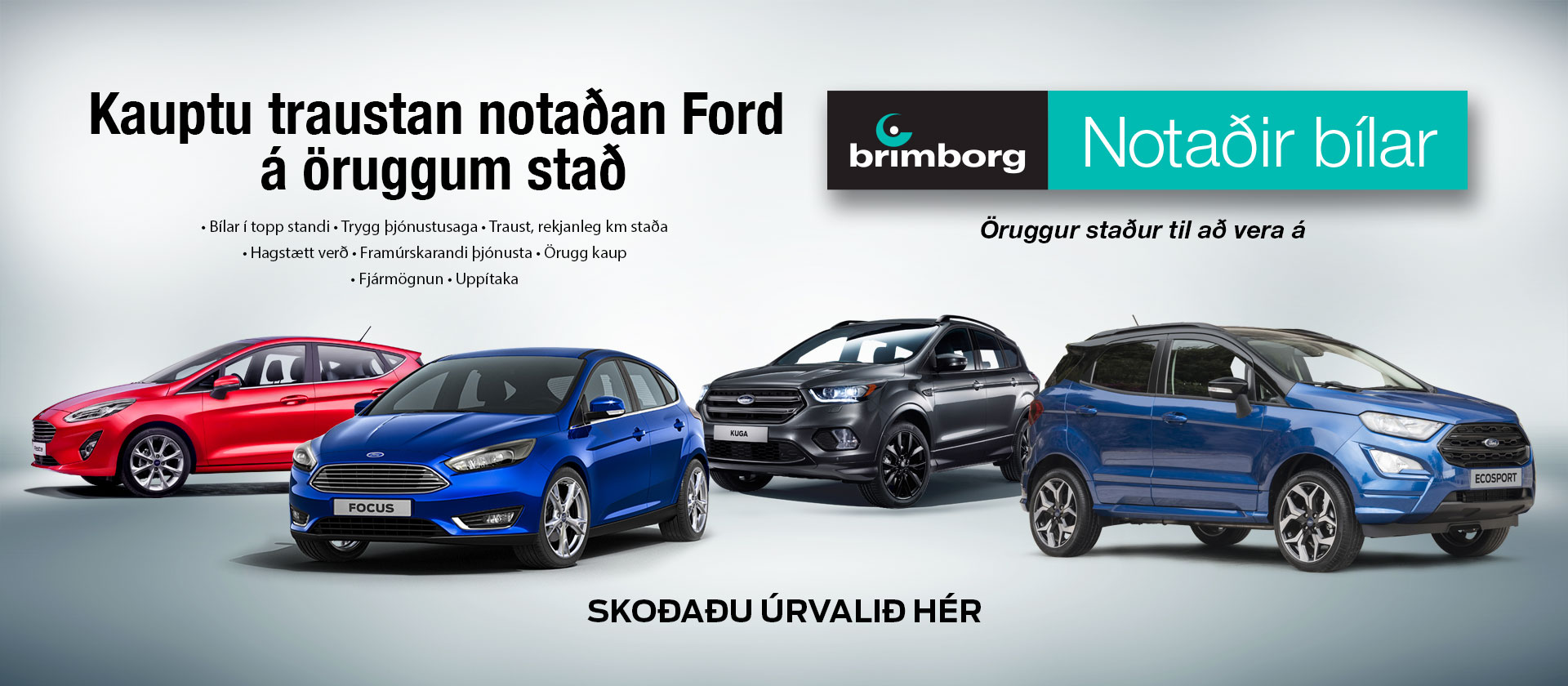 Notaðir Ford til sölu